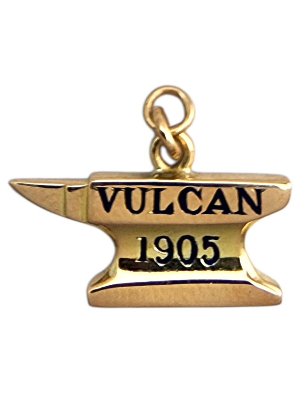 14 Karat Yellow Gold Vulcan Anvil Pendant #24230